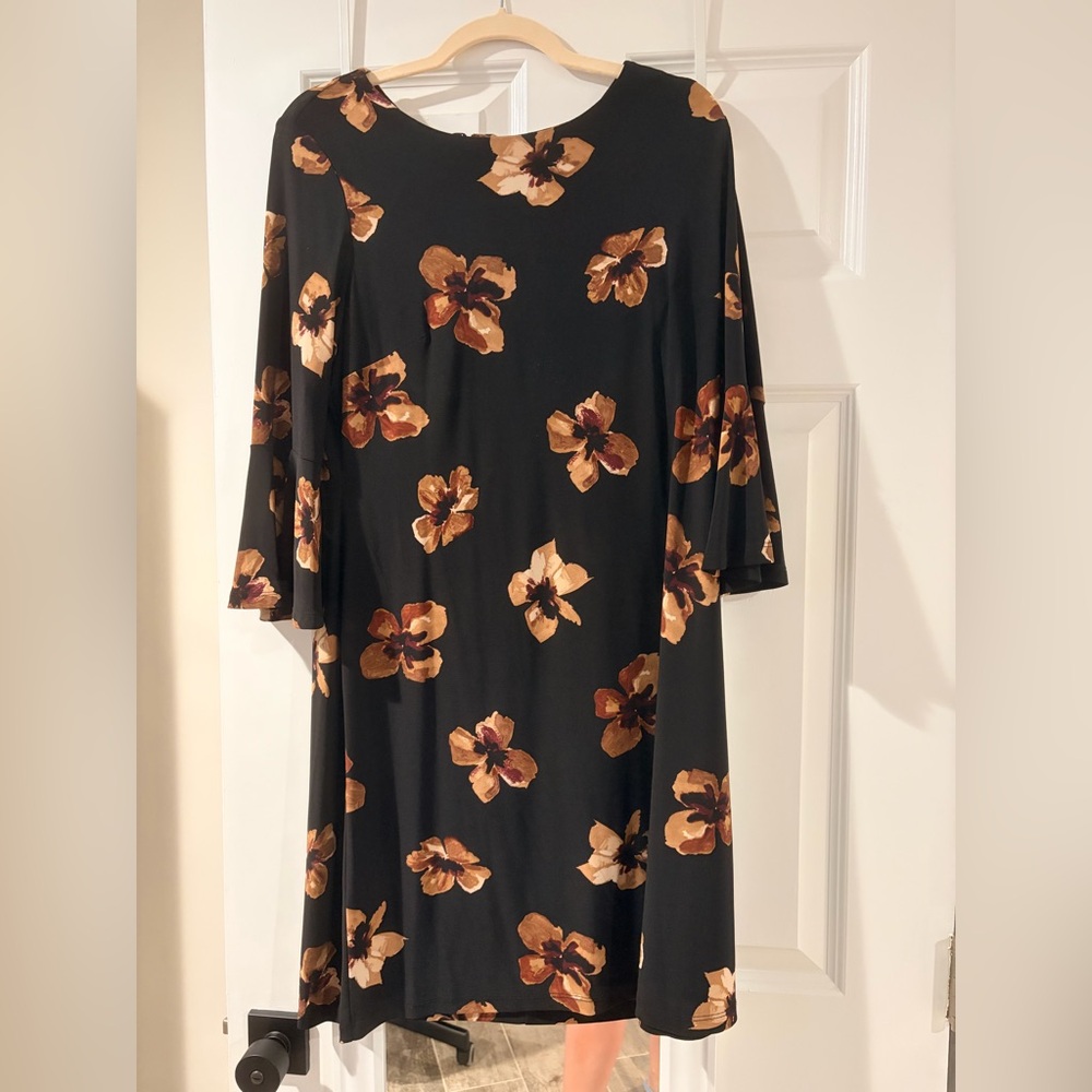 Tommy Hilfiger Floral Black Dress